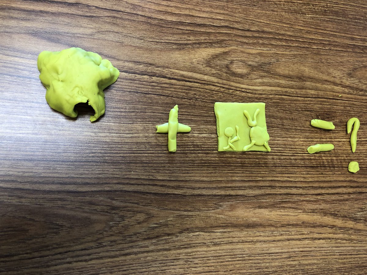 Techie_Carlisle's tweet photo. Probably the best sculpt it I saw today! What does it say??? @PrincipalLCMS @LCMS_AP #lcms #lcmslearns #NLMUSD #nlmlearns https://t.co/kzv68pbcV0