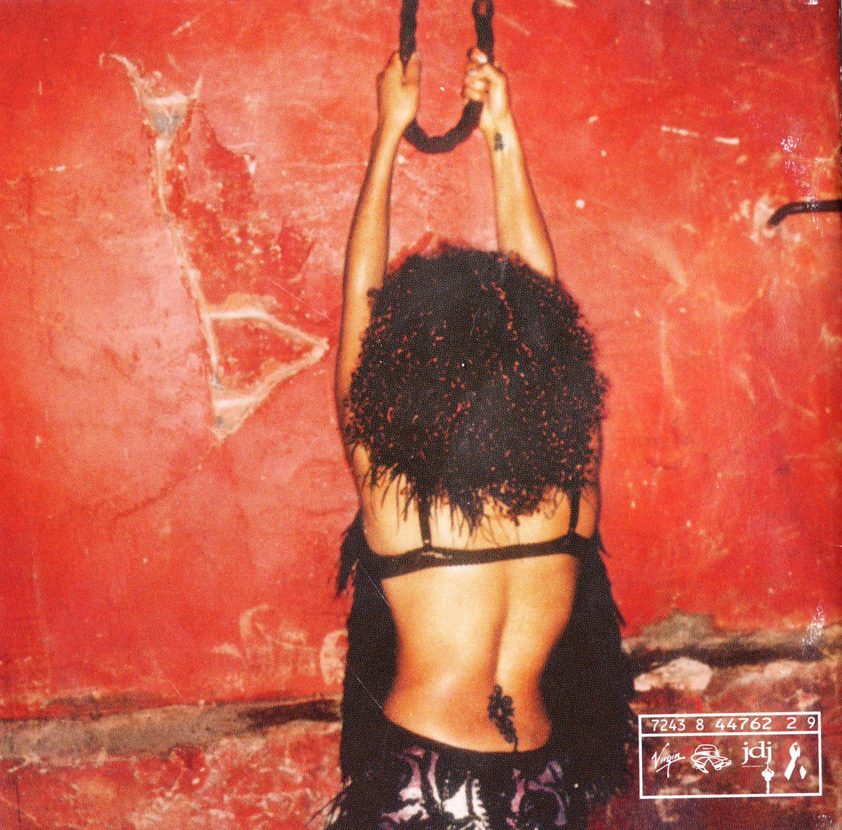 The album's artwork was photographed primarily by Ellen Von Unwerth with a few shots handled by Mario Testino. The risque images gained media attention for Janet's nipple piercing and themes of bondage. Simply iconic.