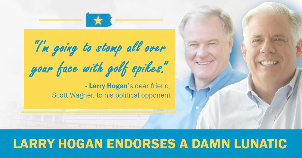 NotLarryHogan's tweet photo. when your best friend turns out to be fucking insane @larryhogan 

#mdGov #mdpolitics https://t.co/Fi4iWDknhu