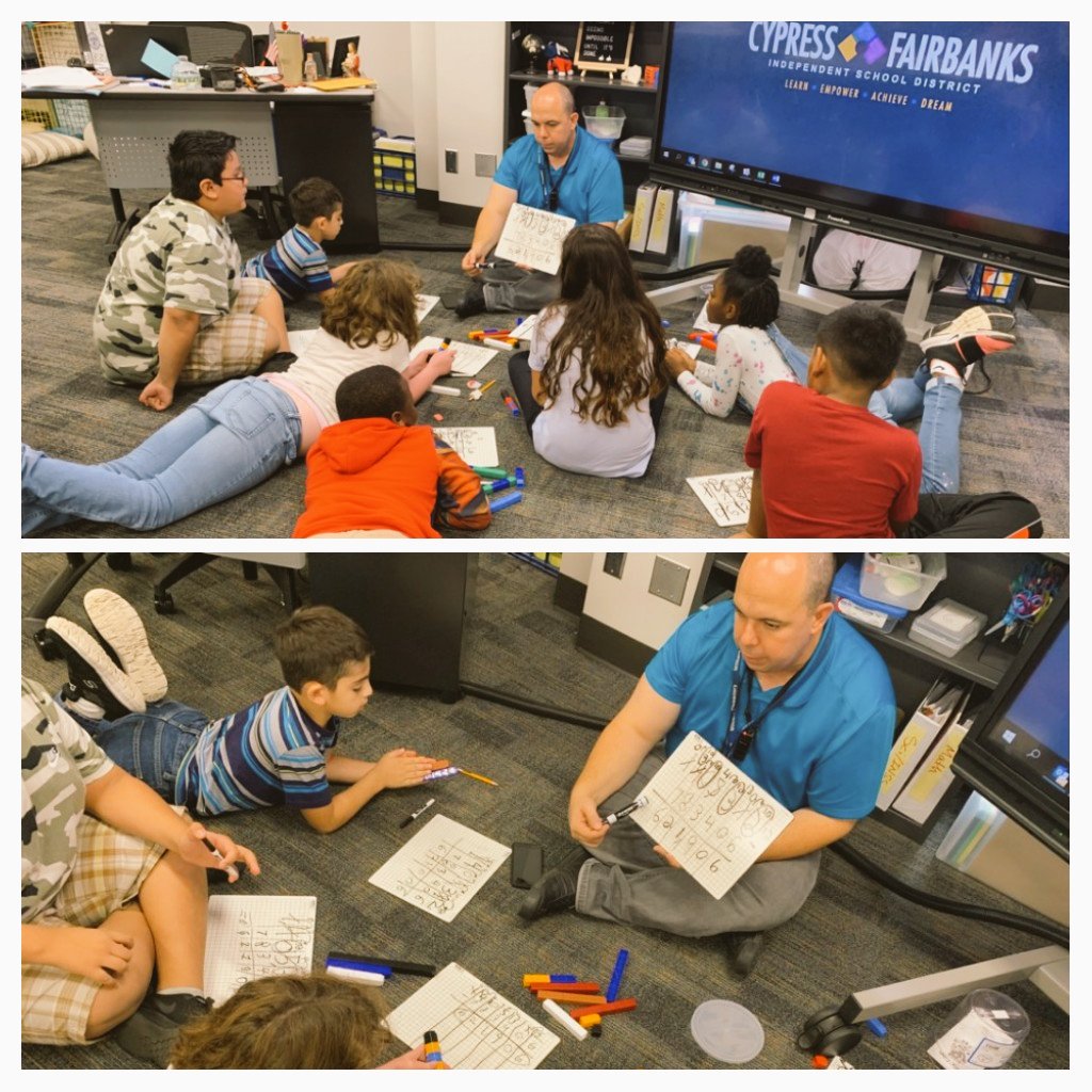 #bewillbern students getting into multiplying! Great job.-