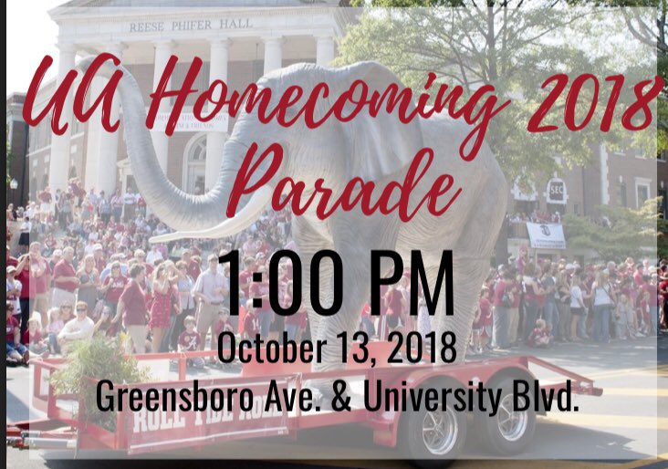 UA Homecoming tweet media