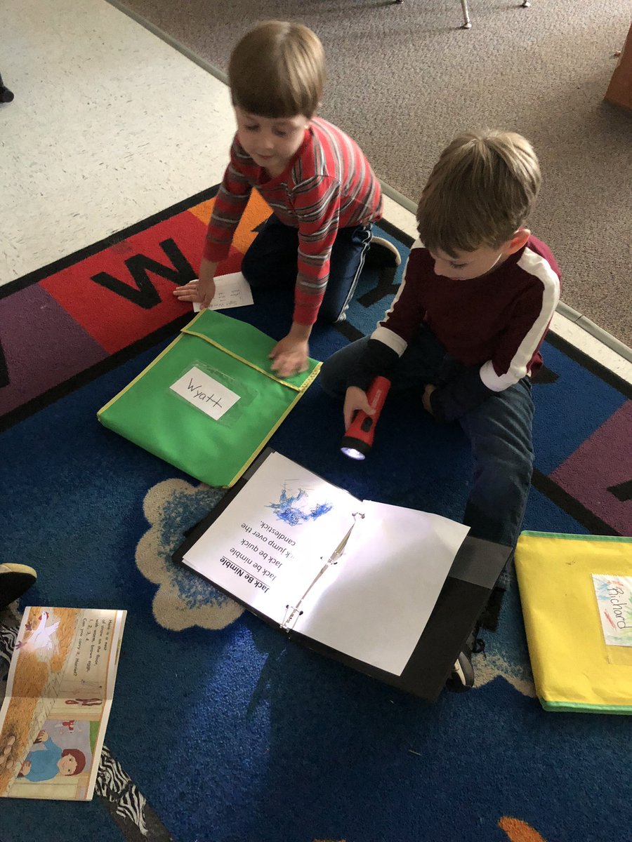 Neufeldsclass's tweet photo. Flashlight Friday’s! Buddy reading with flashilights https://t.co/A7NaeIVcrY