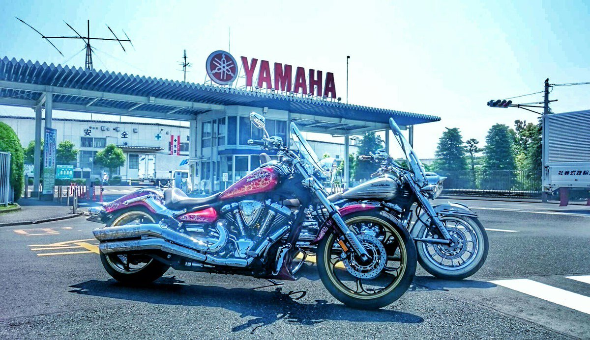 Sh1sh1mal7777's tweet photo. #突然始まるYAMAHA祭り
#スターシリーズを見るとストレスが減るらしい
#YAMAHAが美しい
#XV1900オーナーズクラブ
#RaysofArion
#ROA https://t.co/XO3NXUngye