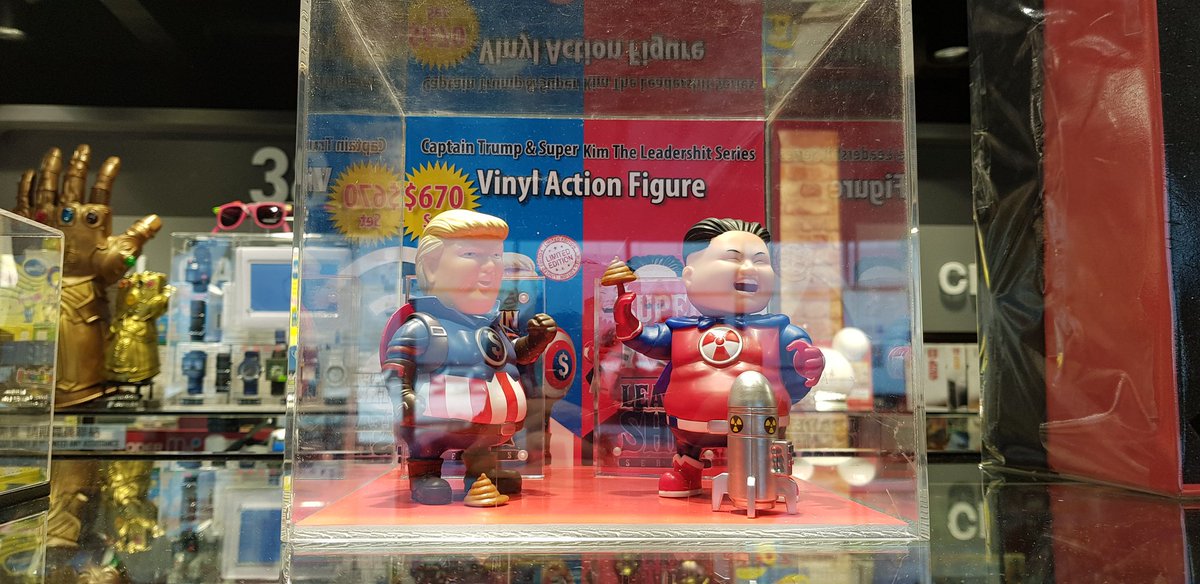 CHemingway1990's tweet photo. They have the strangest kids toys in Hong Kong #CaptainTrump #SuperKim https://t.co/smGoPtGqyK