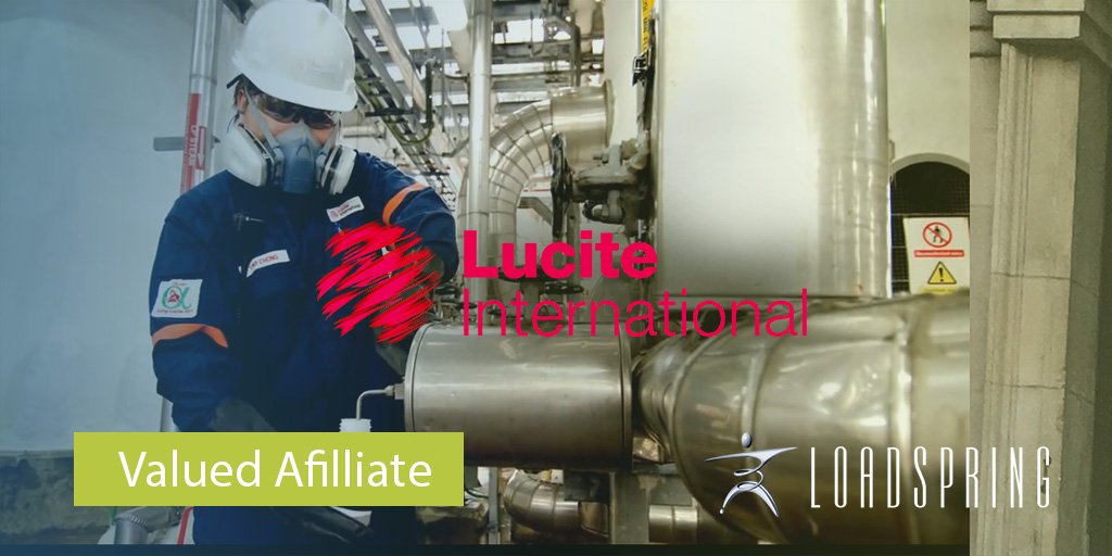 LoadSpring's tweet photo. @Lucite are a global leader in the design, development and manufacture of acrylic-based branded products. We are honored to help them create great results, together, through our #LOADSPRINGCLOUDPLATFORM. #cloudprojectmanagement #LoadSpringSolutions https://t.co/JV4stIpOrt