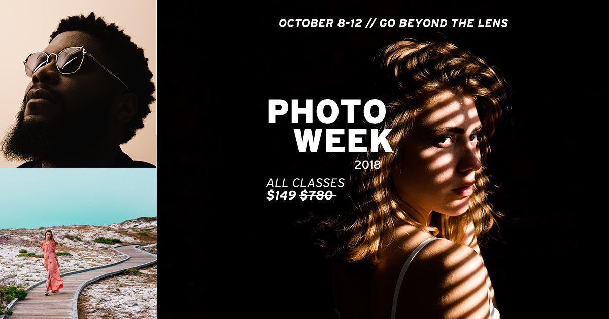 CreativeLive's tweet photo. That's a wrap on #PhotoWeek2018! But it's not too late to get on-demad access for 80% off! 

Take advantage of this exclusive price for just a few more hours 👉https://t.co/XyHMoloBJm https://t.co/7i3LoH3YHx