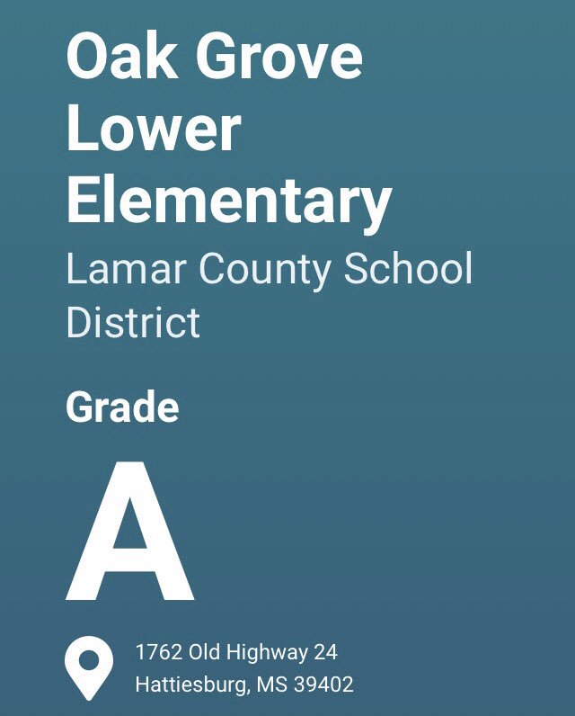 oakgrovelower's tweet photo. Accountability scores have been released and OGLE is officially an A school! #ogle23 #As1LCSD https://t.co/KDtviyNTXy