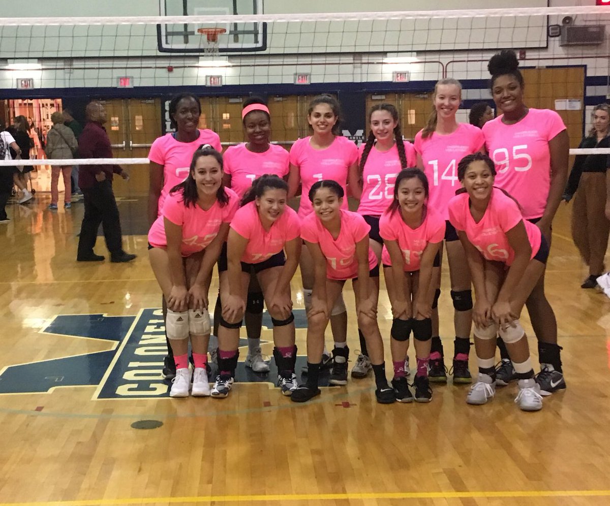 GREAT GAME LADIES!!!! Magruder Volleyball sweeps Georgetown visitation 3-0!!!!! A HUGEEE thank you to all the people who came out to our FIRST Dig Pink game and donated!!! We raised over $200!!!!!! Record now 17-0!🎀🎀💕🏐🏐Ⓜ️ #MagVolleyball #Dubs #DigPink