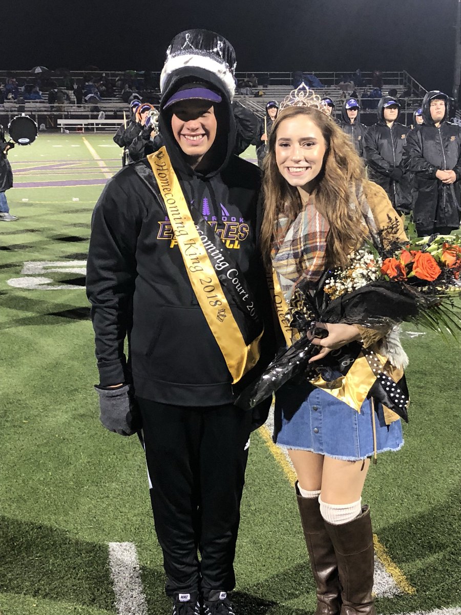 bellbrook_hs's tweet photo. Congratulations to Eddie Johnson and Sara Wolf!  Bellbrook High School Homecoming King and Queen 2018! https://t.co/Rj4b9WkG7l