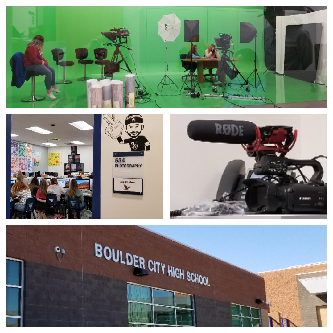 MoniGD's tweet image. Visited #CTEinCCSD Video Production at Boulder HS this morning and stop by Theatre Tech as well.  Our students are provided an amazing opportunity to train and learn industry #WorkplaceReadiness skills daily in such state of the art facilities.