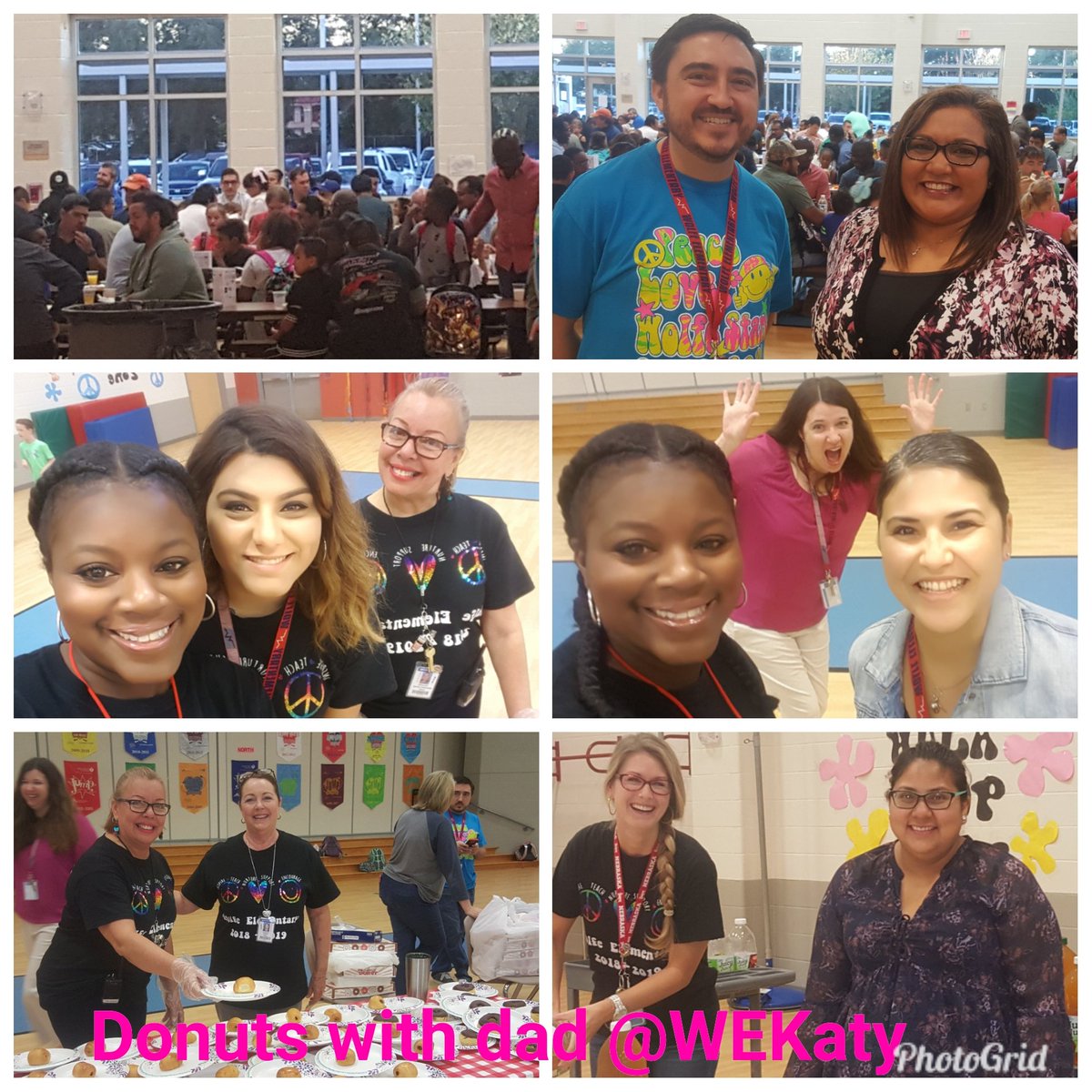 Donuts With Dad this morning! #WEinKaty