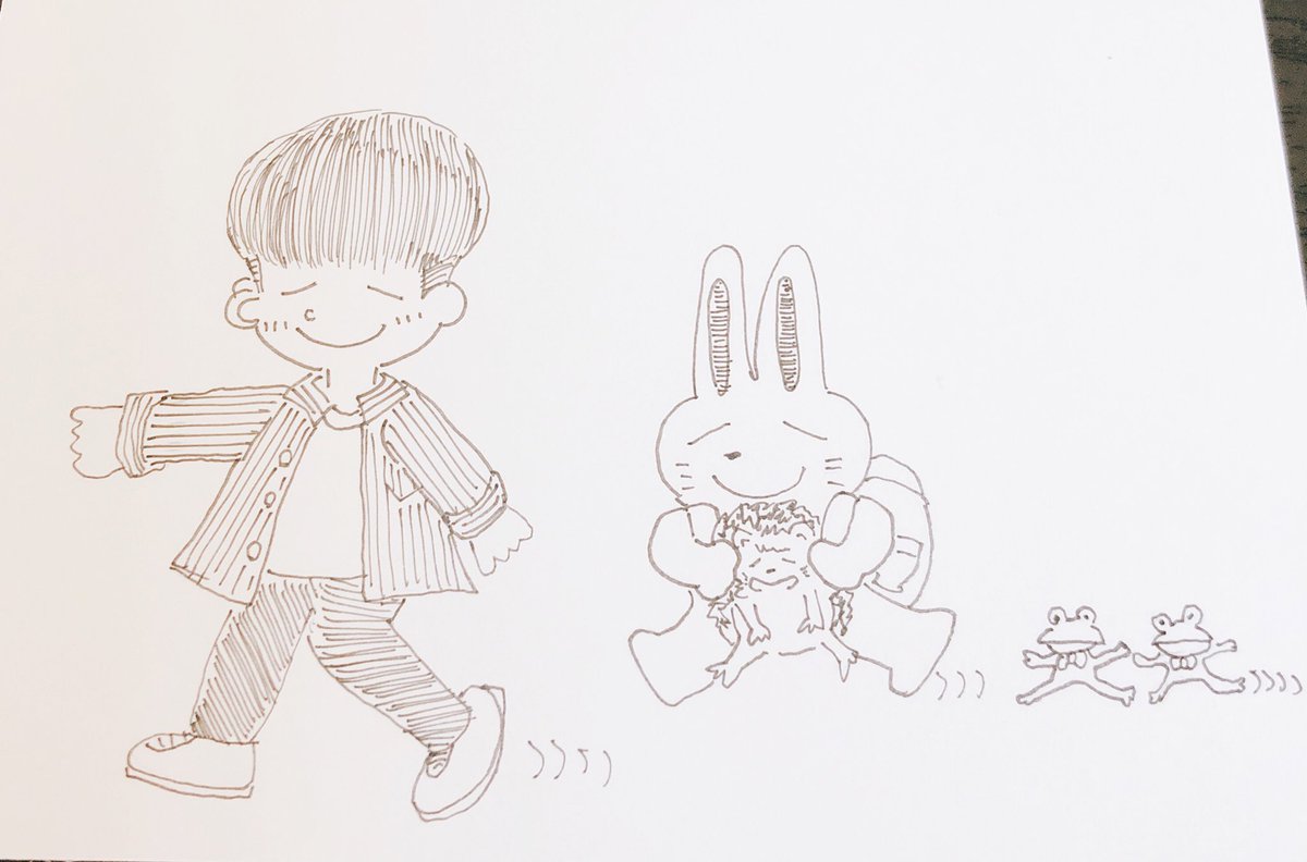 イラストポストカード