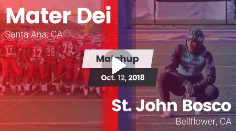 Torrey Pines vs San Marcos ... Bosco vs Mater Dei... Big Games Tonight! Good luck to all teams... <a href="/rcg999/">Ron</a> <a href="/SanMarcosFBall/">SMHS Football</a>  <a href="/Cen10Football/">Corona Centennial Football</a> <a href="/boscofootball/">Bosco Football</a>