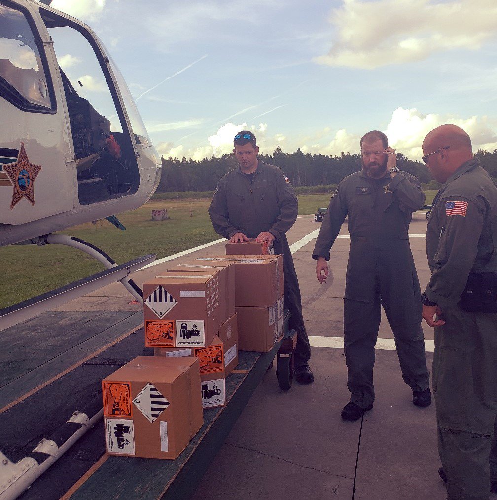 Verizon is sending hundreds of phones and battery packs by helicopter to first responders in Bay County- we’ve been in constant contact with Verizon so that we can get communications back as quickly as possible.