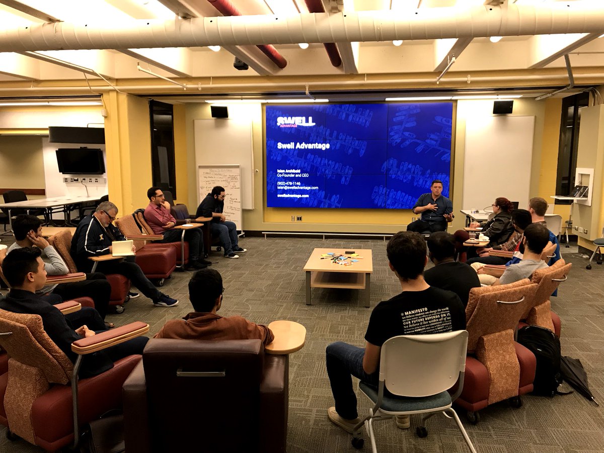 DalEntSoc's tweet photo. Lightning Talk and Challenge was a great success!
Here are some of the photos from our workshop. Thanks everyone for coming by!
We will keep you posted for the upcoming events. https://t.co/KtwhKt9Zkl