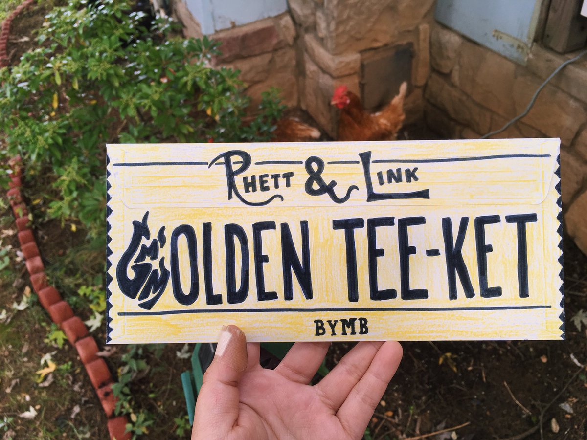 Rhett & Link on Twitter "Last chance to enter the Golden Tee of