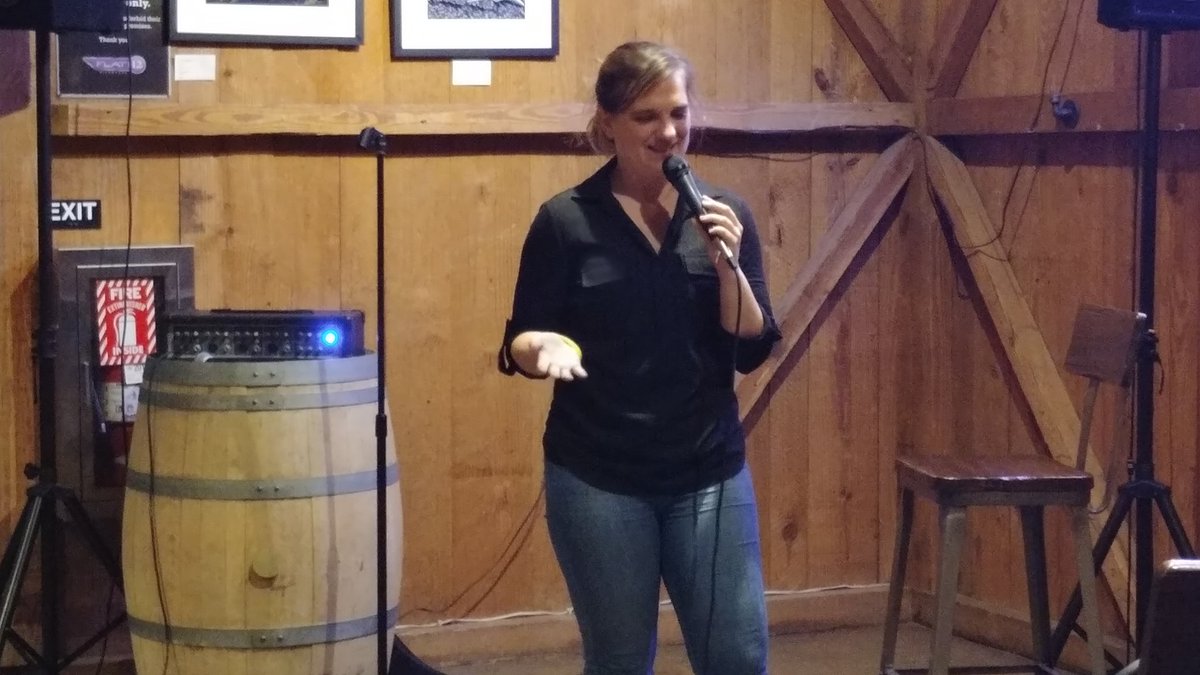 ShannonSamson's tweet photo. .@xroadscomedy is outstanding. So many fantastic comedians performing in our city. Don't miss it @Flat12Bierwerks &amp; @indyfringe. Full schedule at https://t.co/oJL3gFHEmg. https://t.co/hoRFo6Pn5i