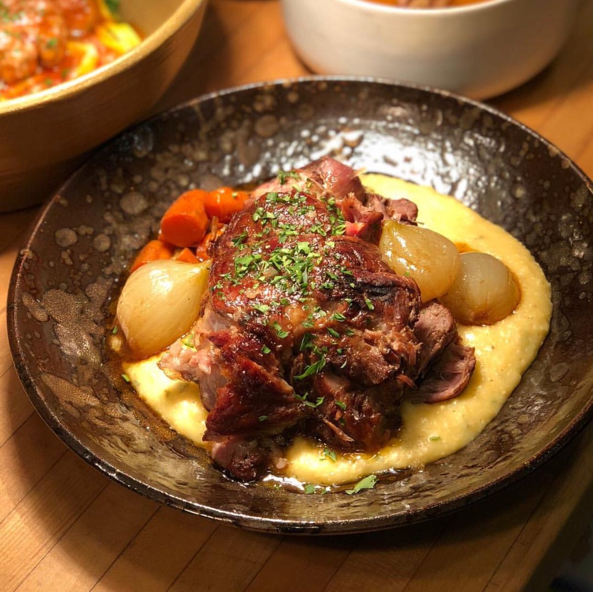 BrazenDBQ's tweet photo. Current Situation! #smokedporkbutt #redrockcheddargrits https://t.co/egbb61K30B