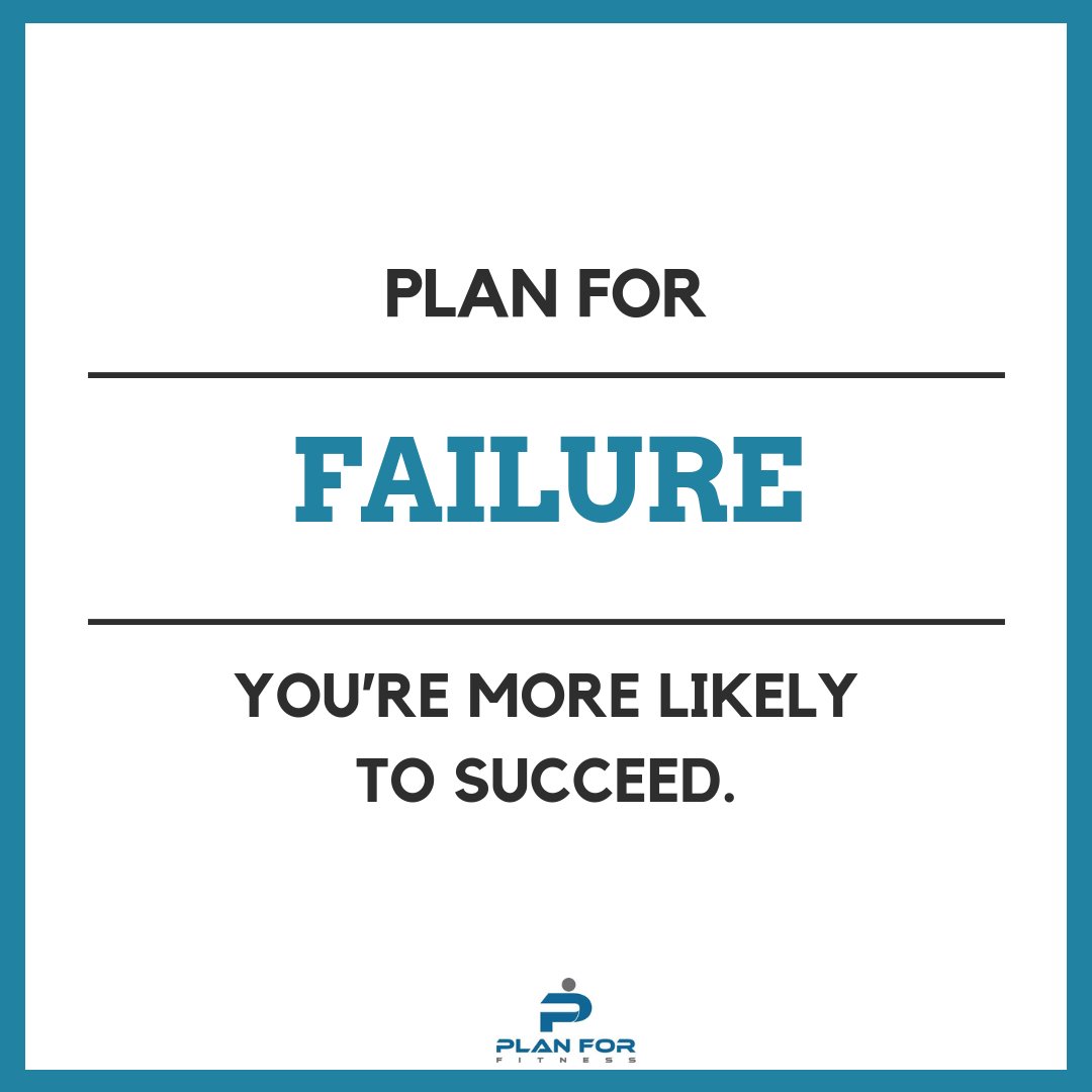 Plan4Fitness's tweet photo. Plan for failure, you’re more likely to succeed. #exercise #exerciseplan #exercisetips #exercisehabit #exerciseroutine #exercisemotivation #fitness #fitnesslifestyle #fitnessmotivation #fitnesslife #fitnessinspiration #planforfitness #tgif #friday https://t.co/2Ol1gV53Wu
