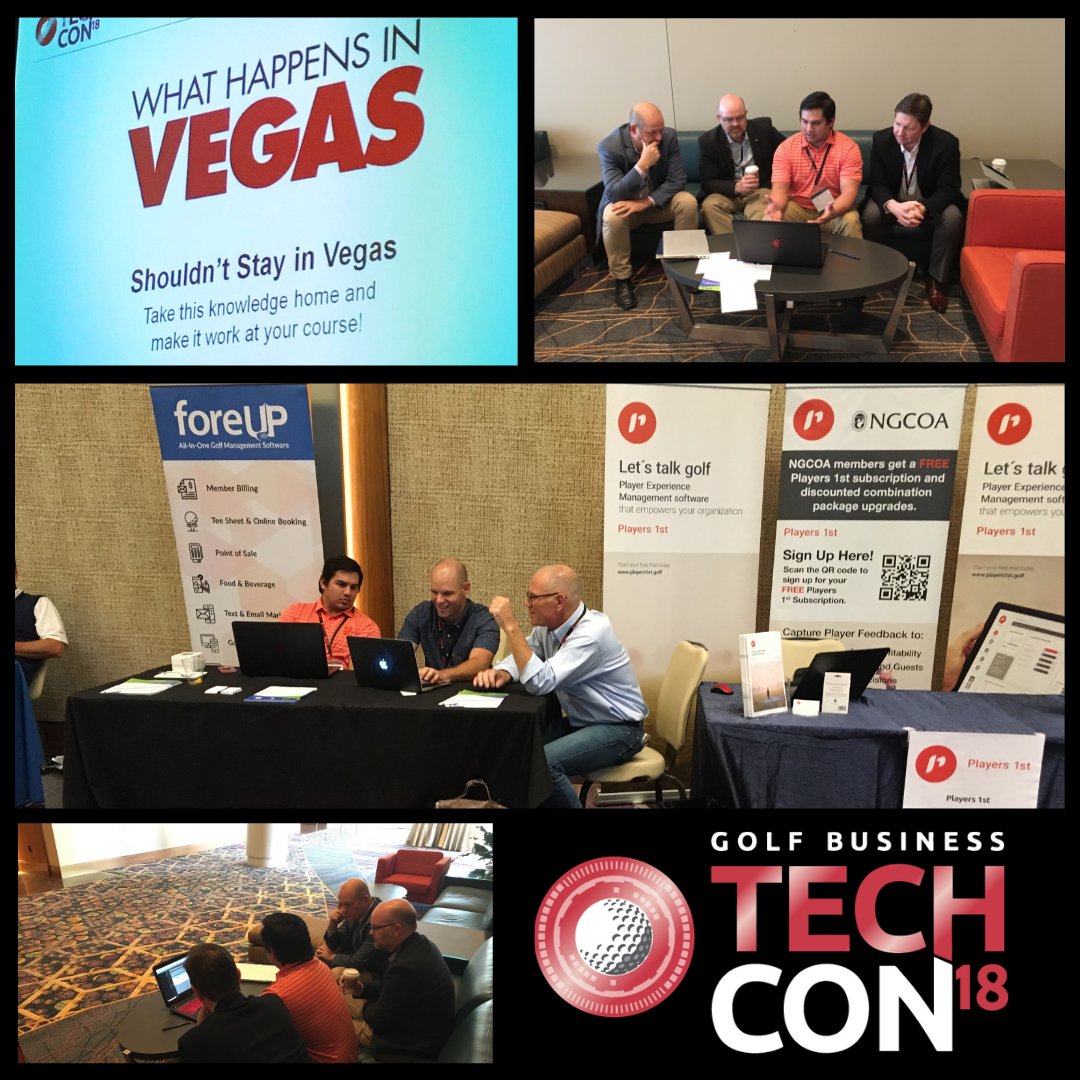 foreUP's tweet image. Thank you to the @TheNGCOA  for yet another phenomenal #TechCon18 🙌

#NGCOA  #golfbiz #foreUPappstore @Players_1st