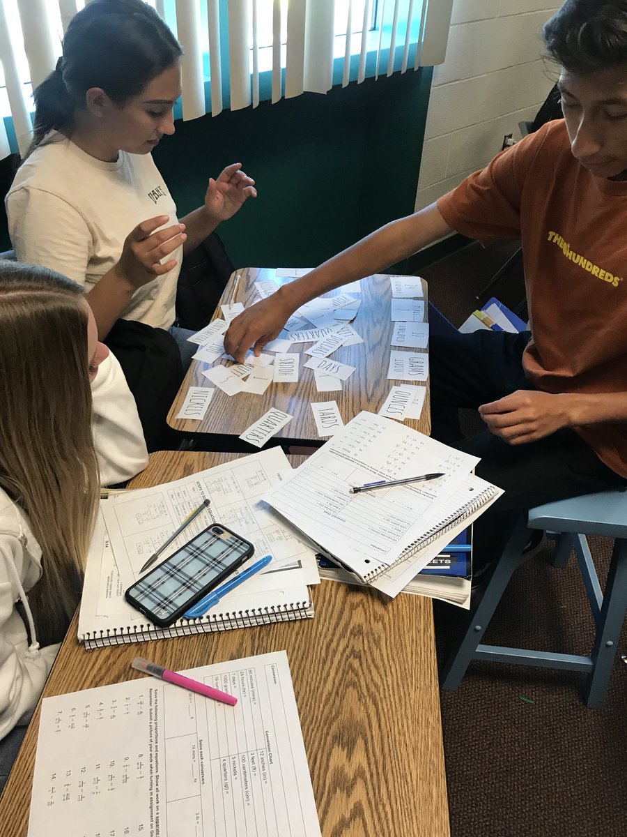 I said: “Sort these cards. Ready, go!” Loved watching these kids go from being completely confused with what to do with these cards to making connections between different types of measurement!