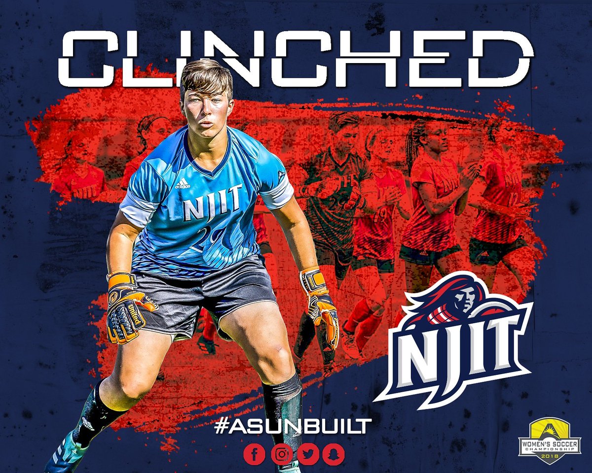 BREAKING NEWS@🔊
⚽️<a href="/njitwsoccer/">NJIT Women's Soccer</a> clinches a spot in the #ASUNWSOC Championship #ASUNBuilt #njithighlanders