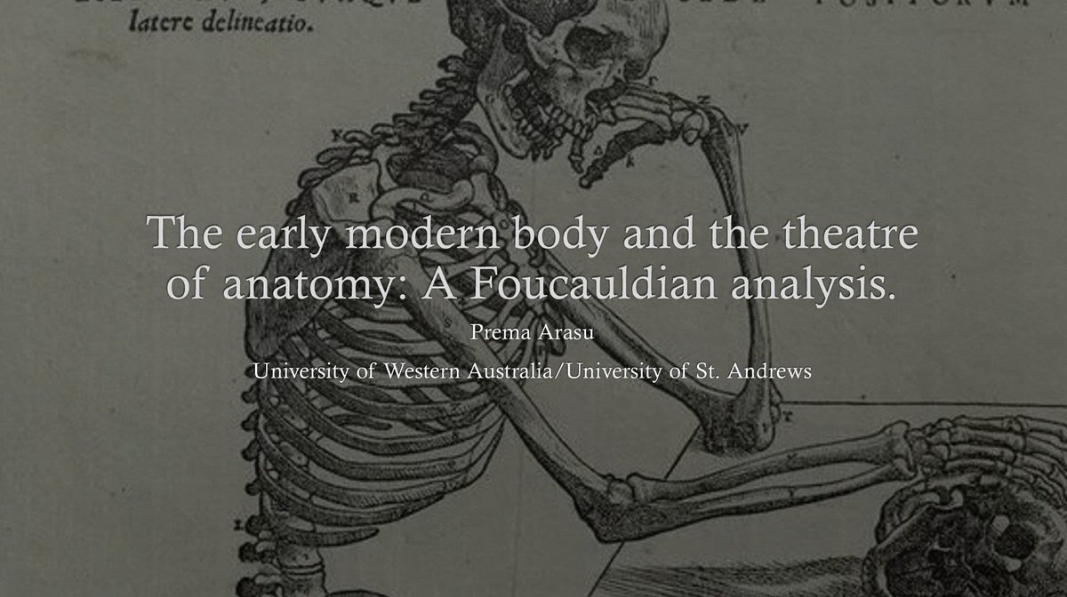 prema_arasu's tweet photo. at the #pmrg conference at @UWAresearch where I'm talking about human dissection in the early modern period #twitterstorians https://t.co/itjPBYWyWX