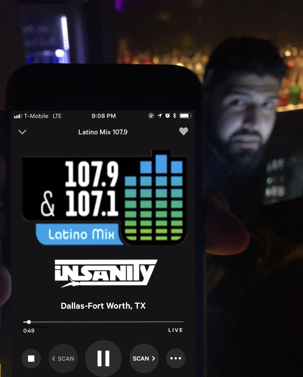 DjInsanity_1's tweet photo. Tune in now to 107.9 fm to catch Dj Insanity rocking the airwaves! This message has been approved by Isaiah the bartender !! #djinsanity #insanity #sidebar #isaiahthebartender #dannyluna #kiddrich https://t.co/nWVvWWKkAT