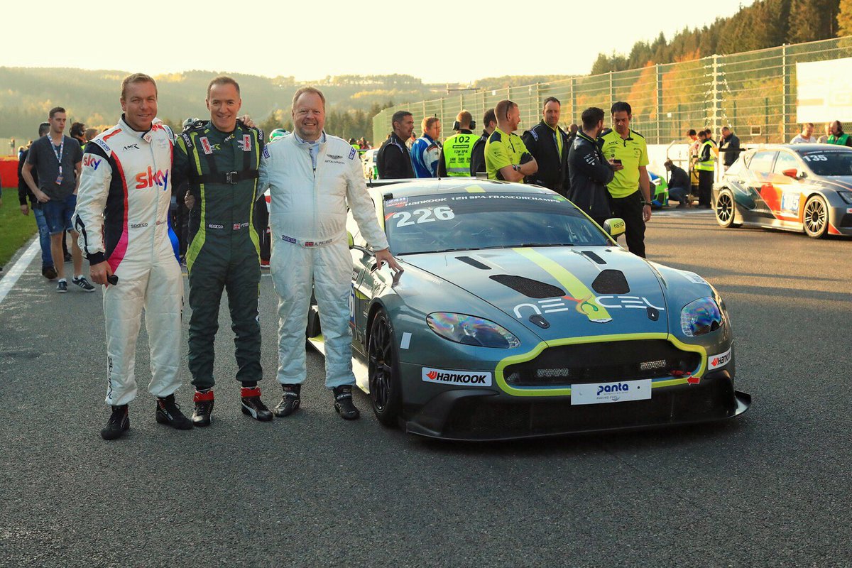 AndyatAuto's tweet photo. We’re off @chrishoy @PeterCateRacer @24HSERIES @astonmartin #thisisendurance https://t.co/bHEmk38d1C