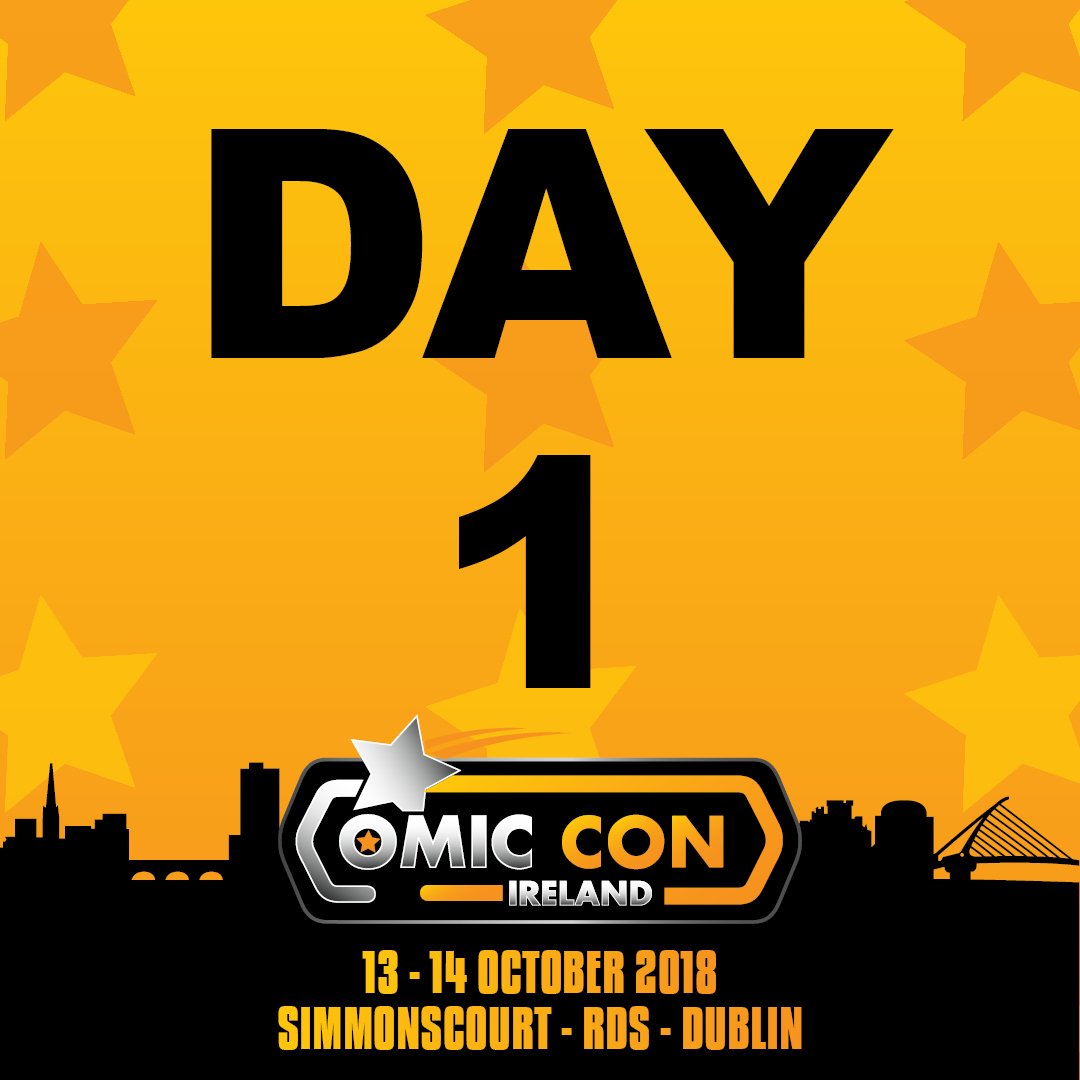 comicconirl's tweet photo. DAY ONE! 💥💫🤖👾👽🦖
See you on the show floor! Have a great day!
#ComicConIRL #ComicConIreland #ComicConInRealLife https://t.co/uNvOWMYRav