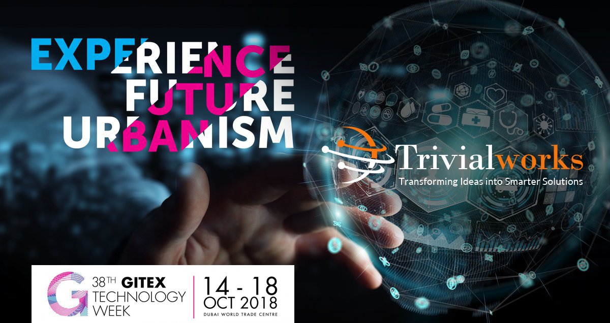 trivialworks's tweet photo. We are all set to educate #GITEX2018 Visitors on #IoT, #Chatbot, #BigData, #Blockchain, #AugmentedReality, #VirtualReality, #ArtificialIntelligence, #RoboticProcessAutomation & #EnterpriseMobility!
Meet us at #GITEX or Call +91 945-033-5139 to book a meeting!
#Trivialworks #Dubai https://t.co/ntUfqsLOc2