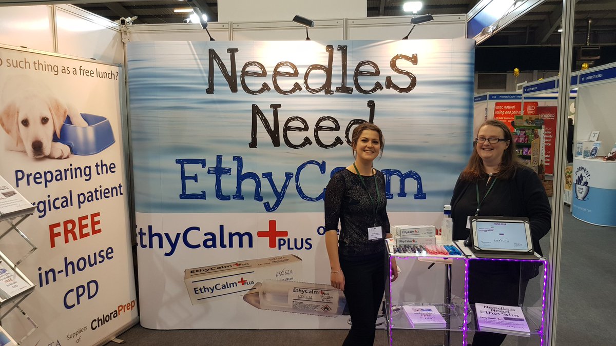 Invictavet's tweet photo. We're here at  #bvna2018 #BVNACongress at the launch of EthyCalm Plus+  Pop along to stand B12 to find out more https://t.co/NbC4x3PCQx