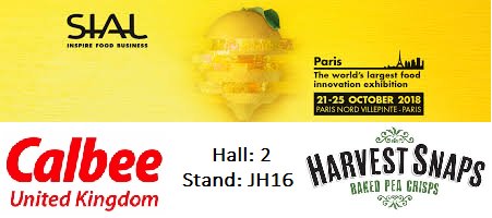 8 days to go until #SIALParis, the world’s largest Food &amp; Drink #Exhibition. Make sure that you visit #CalbeeUK in Hall 2, Stand JH16 and talk to a member of our team about growing your snack category with our #innovative #tasty #snacks.