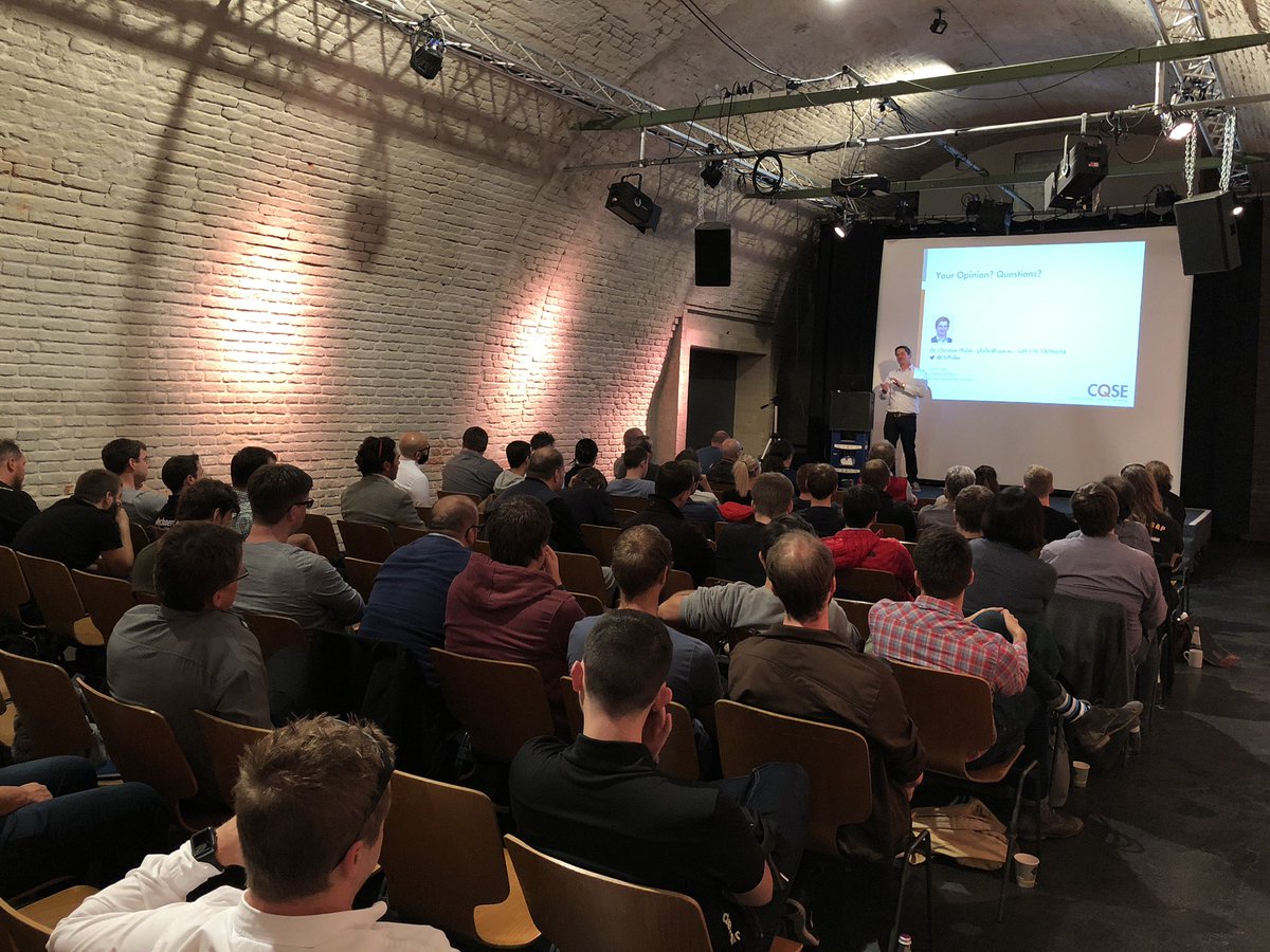 #sitMUC <a href="/cqse/">CQSE GmbH</a> Christian Pfaller shares insights how they develop #ABAP the Java style