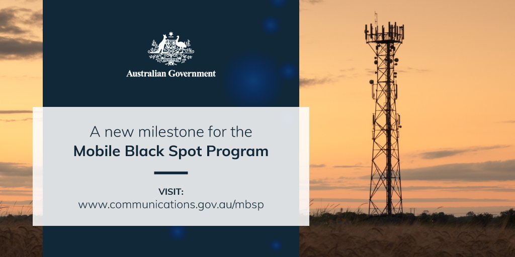 AusGovMediaTech's tweet photo. JOINT MEDIA RELEASE @M_McCormackMP and @senbmckenzie: 600 mobile phone base stations now live across Australia https://t.co/3P3QeXxqW2 https://t.co/XmR4Cxcabu