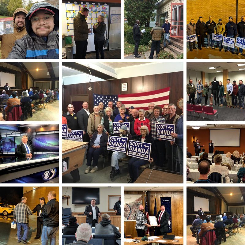 scottdianda's tweet photo. Busy week in God’s Country! Wonderful to spend time with ⁦⁦@garlin⁩, ⁦@NMUdems⁩, ⁦@MQT_Dems⁩, USW Local 2-21, ⁦@gogebicdems⁩, the City of Bessemer, the Village of Ontonagon, and ⁦@MItownships⁩. https://t.co/BC9LvpS722