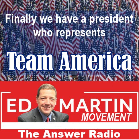 EagleEdMartin's tweet photo. NOW-  Tune in to The Movement🦅 – special #ChristianityFirst edition 
with Ed Martin 
FM 96.1 AM 1170  @TheAnswerRadio San Diego 
https://t.co/TKwPrDQ5zM https://t.co/G9sLsXIEBt