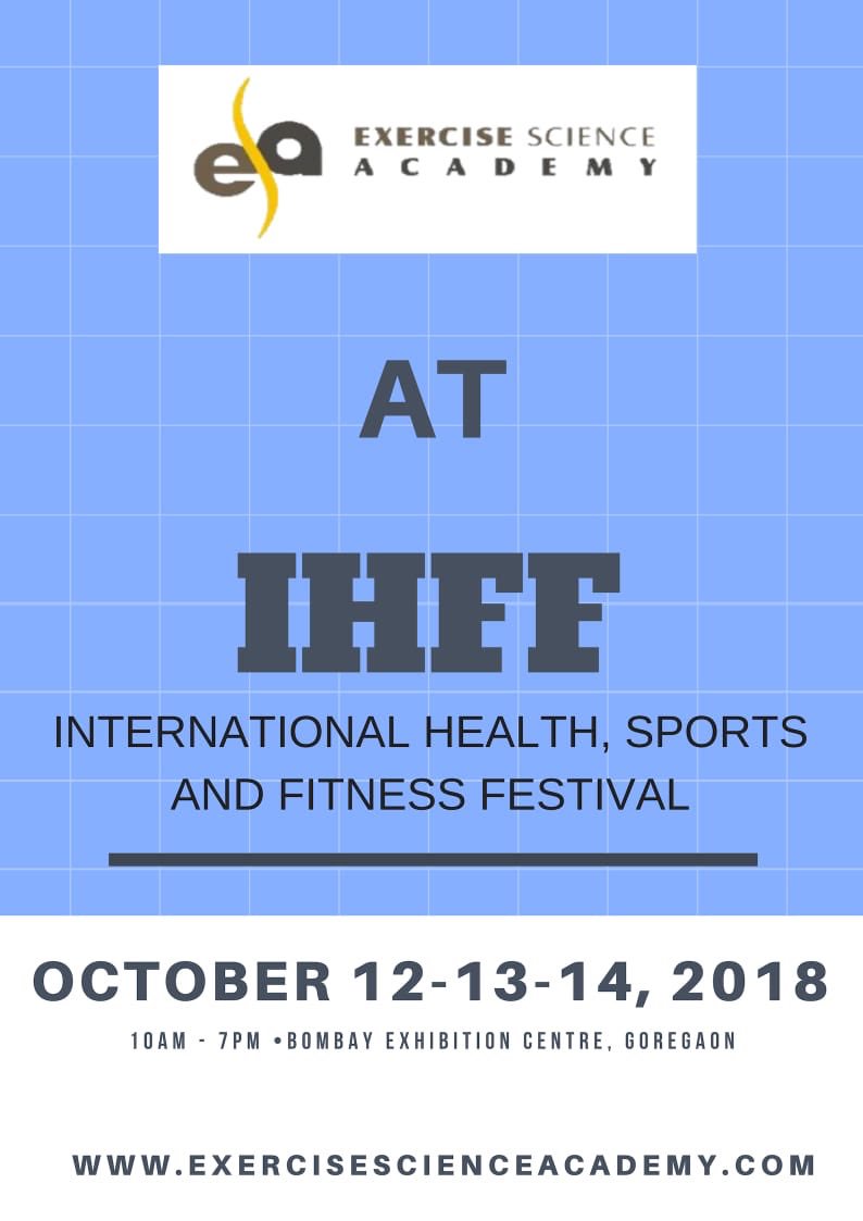 KSKadakia's tweet photo. Do visit our booth at the #IHFF this weekend! Learn about our courses, workshops and events! Take part in many other fun events! @DrContractor #ExcerciseScienceAcademy https://t.co/ZiX8qiUsOK