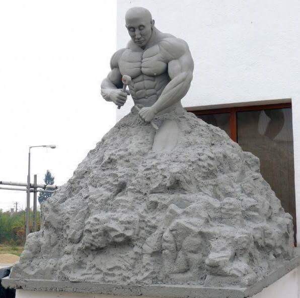 You create yourself,you chisel yourself to what you want to be,you keep moulding yourself,you continually work on yourself - your character,your habits,your wellbeing,check on the progress often,it takes time,but you will become what you want to be if you remain consistent.