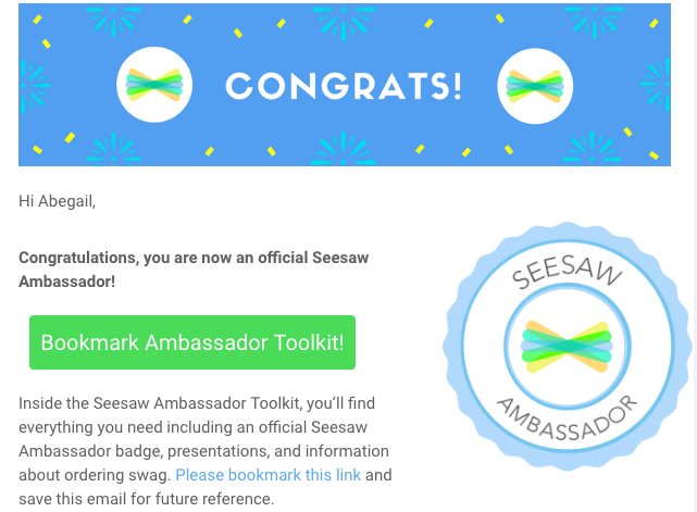 Officially <a href="/Seesaw/">Seesaw</a> Ambassador

#his_learning <a href="/HISEdTech/">Learning Innovation at HIS</a>