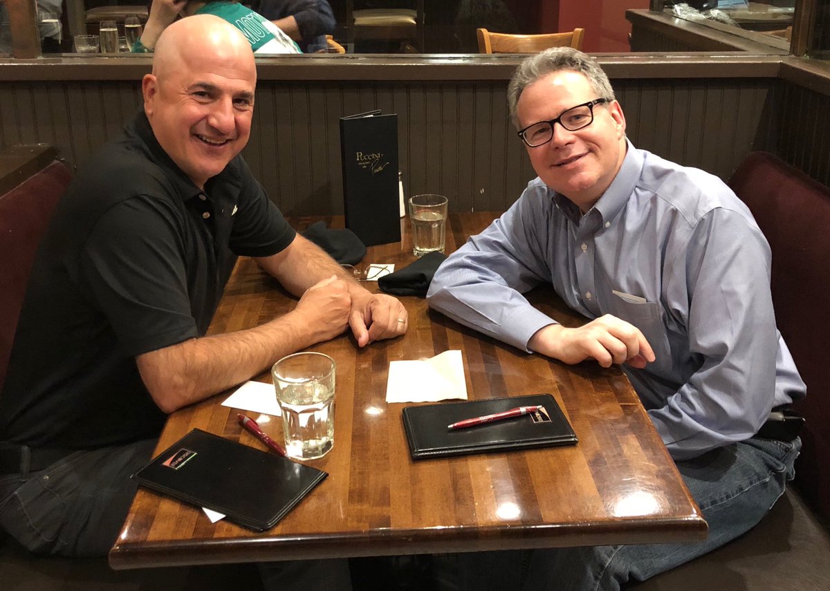 Great to see my good friend and collaborator Frank Dexter at the ASA in San Francisco. I have a lot of fond memories of working together on many management research articles.