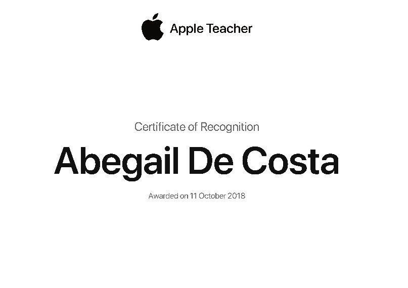 #AppleTeacher Certified! 

#his_learning <a href="/HISEdTech/">Learning Innovation at HIS</a>