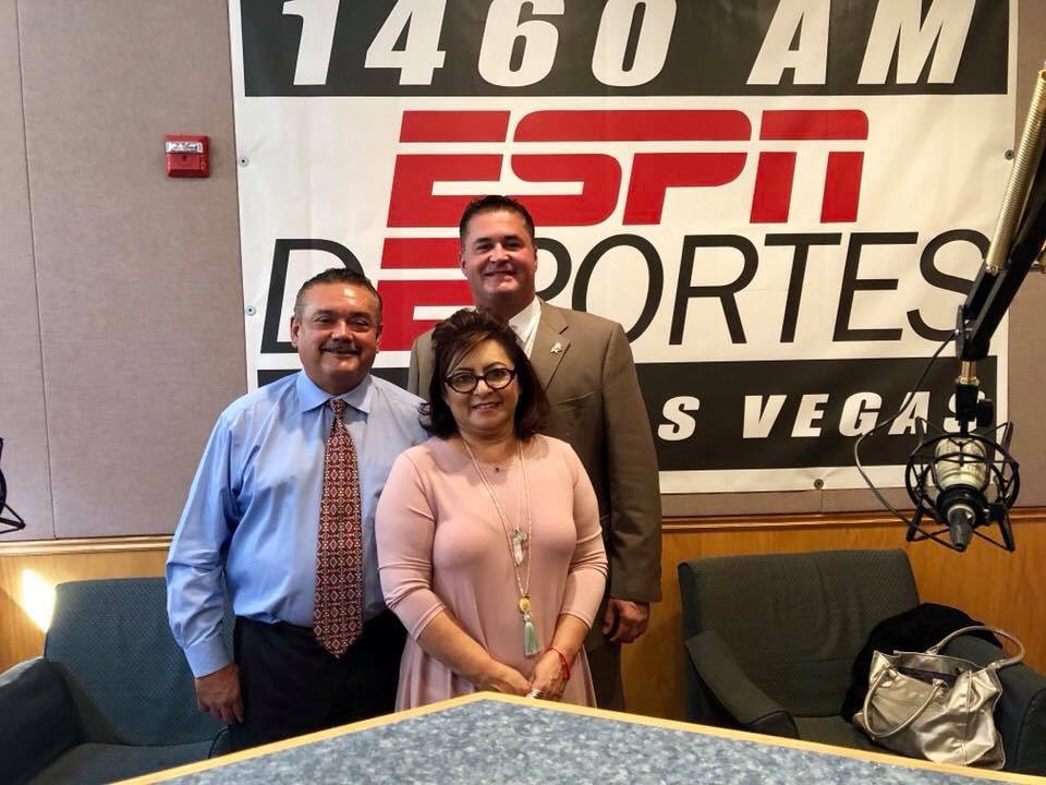 Vega4Constable's tweet photo. This morning I had the distinct pleasure of speaking on #RadioDeLaVozdeNevada. Thank you Miguel Barrientos and Jackie Villeda for having me on the show and for all you do for the #Hispanic community. https://t.co/JKRtdPDwVL
