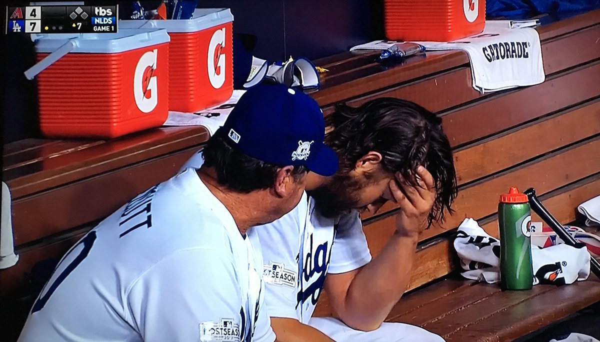 LOLKNBR's tweet photo. Another October. Another Sad Kershaw added to photo album. https://t.co/UDG7q3RCHw