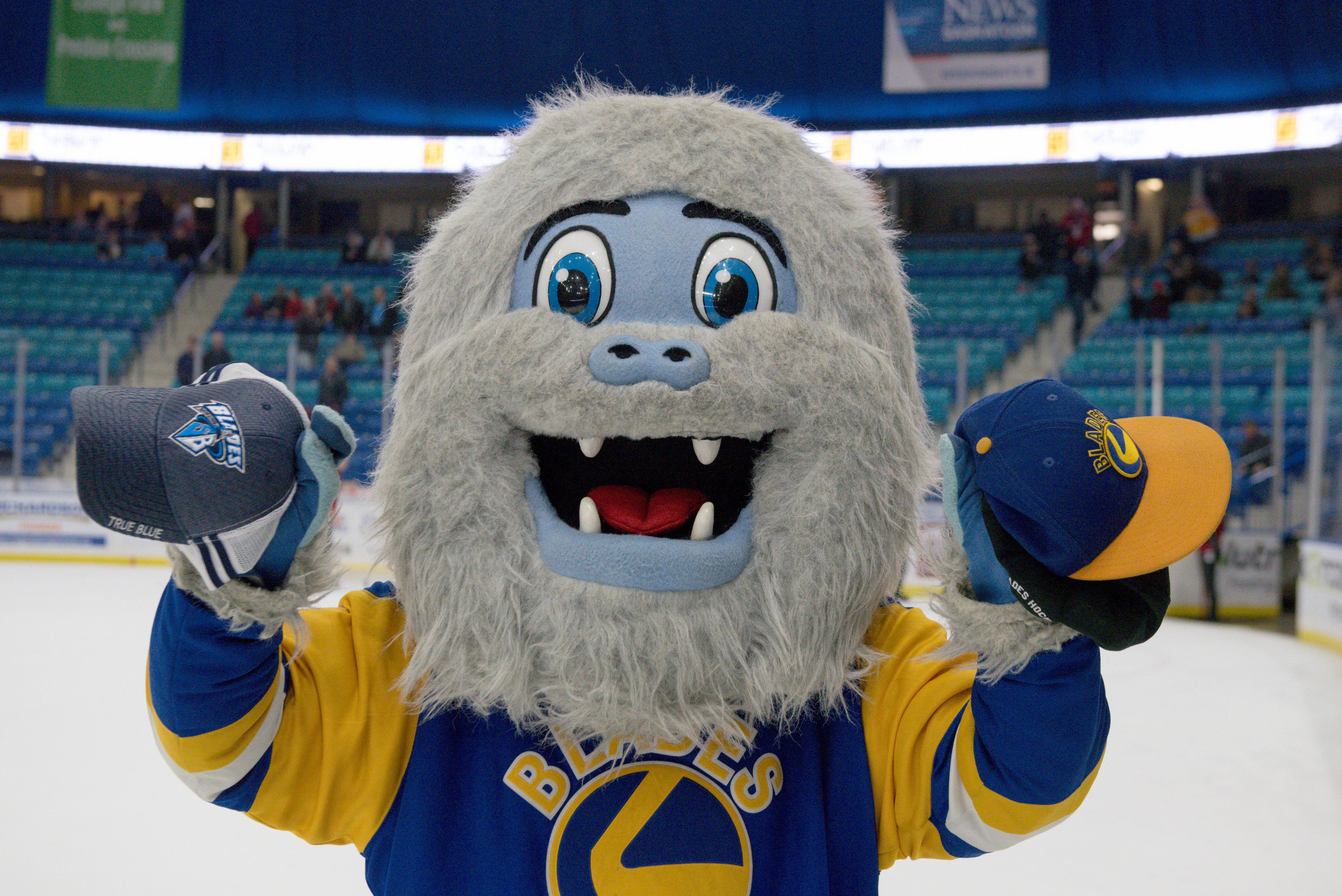 A Game Day in the Life of Saskatoon Blades' Mascot Poke Check 