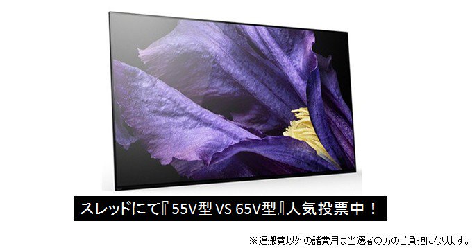 Yodobashi_X's tweet photo. 【ヨドバシカメラxソニー】

究極の高画質と進化した画音一体体験。
フラグシップ有機ELテレビA9Fシリーズ登場✨
→https://t.co/ksufTdZHwo
スレッドにて人気投票中❗️
@Yodobashi_X をフォロー&amp;投稿をRTで、得票率が高いサイズのテレビを1名様にプレゼント🎁
10/21（日）まで
#��ドバシプレゼント企画 https://t.co/HcpBPTrMhK