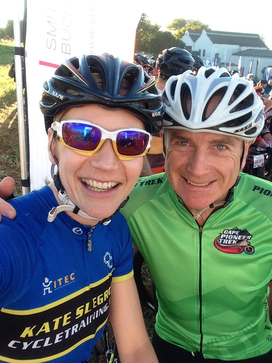 KateSlegrova's tweet photo. Sunny start of @StbbMtb good luck to all! Have a safe fun ride. #smiles4miles #cycletraining https://t.co/MiThhmm1vm