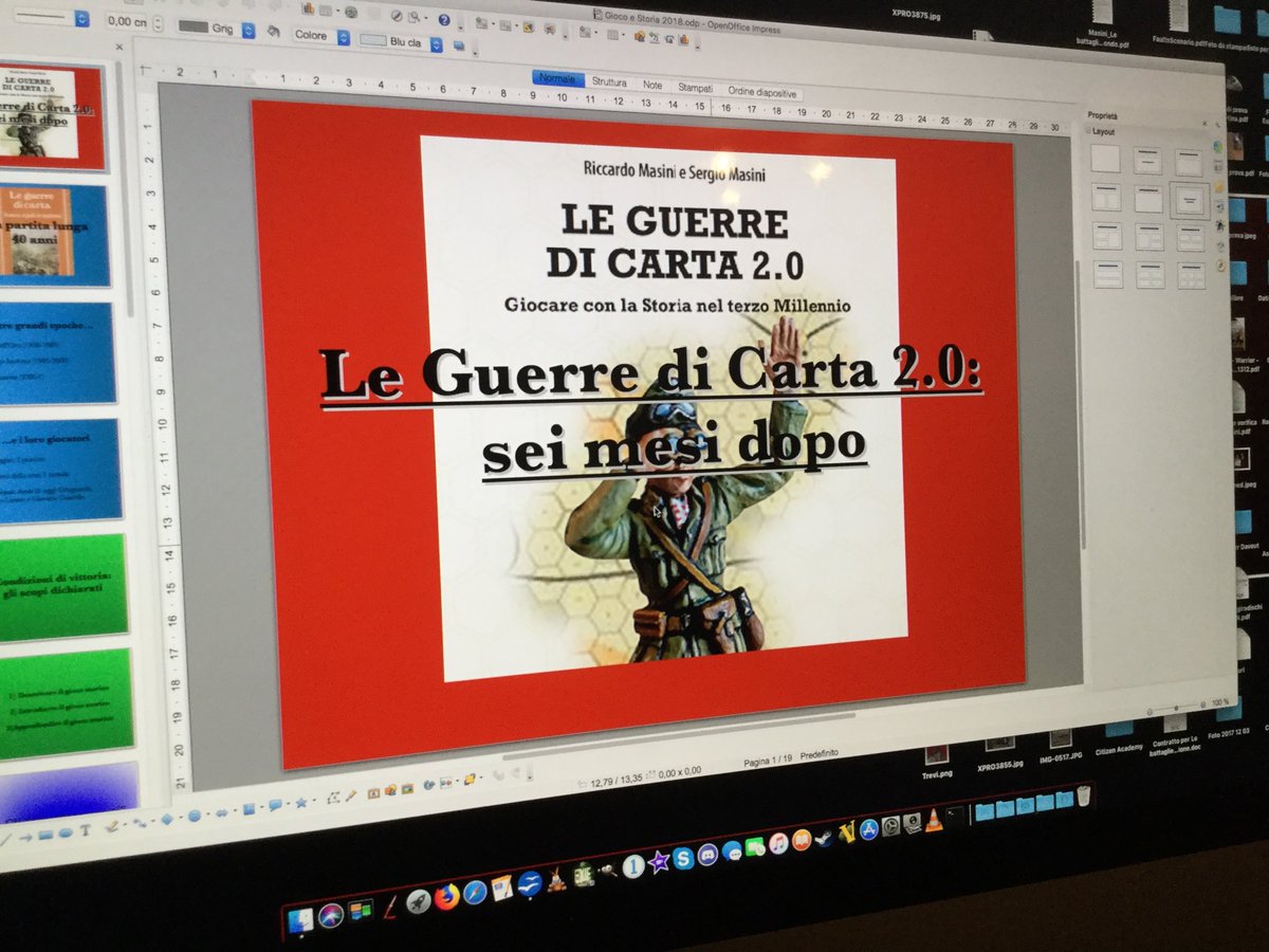 Mancano solo sette giorni a Gioco e Storia 2018, Piana delle Orme (Latina). E fervono i lavori per il nostro incontro “Le Guerre di Carta 2.0: Sei mesi dopo”, Sabato 20 alle ore 18. Non mancate!
#13ottobre #wargames #giocoestoria2018 #leguerredicarta
⁦<a href="/EdUnicopli/">UNICOPLI</a>⁩
