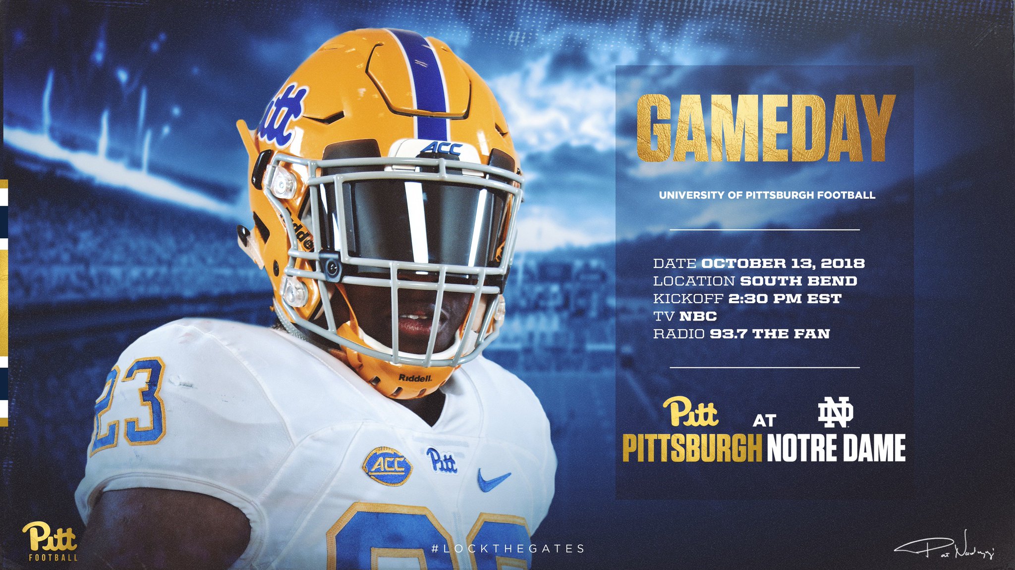 Pitt Football on Twitter "⭐ GAMEDAY ⭐ Pitt 🆚 Notre Dame 📍 Notre Dame