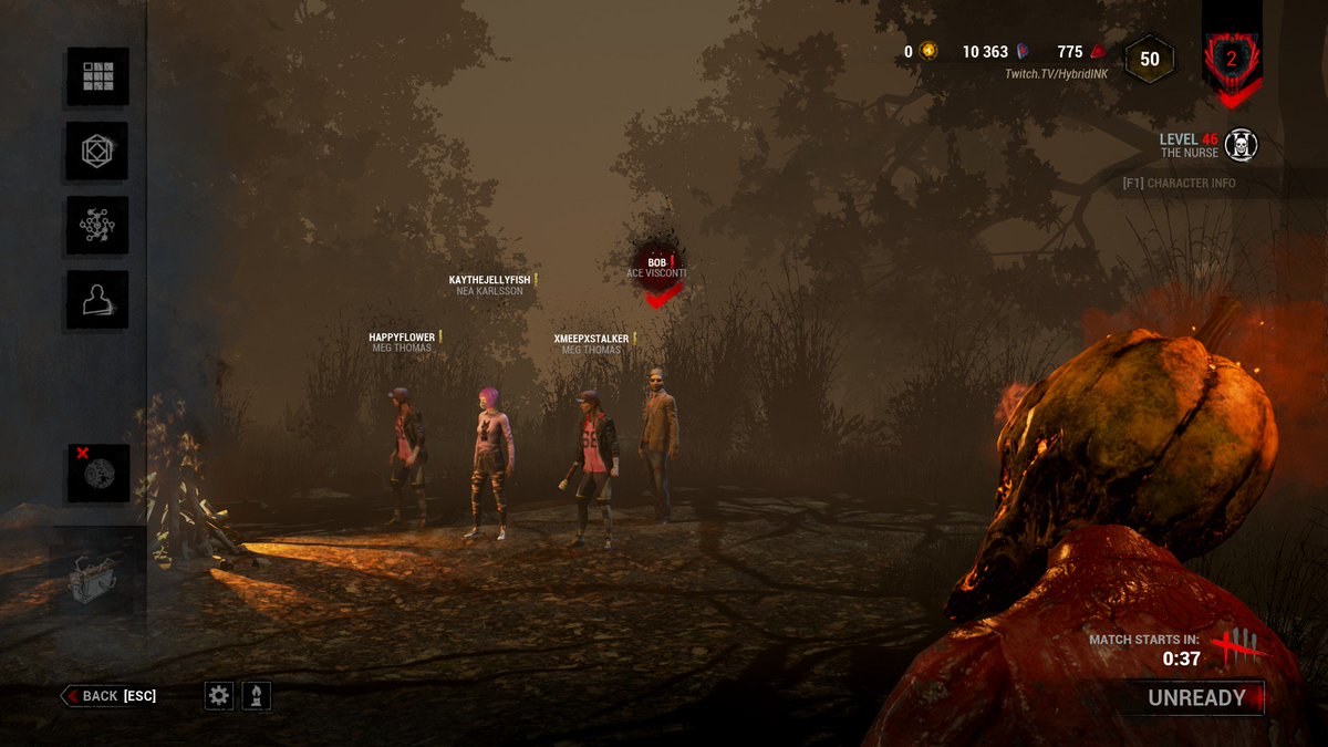 TTVHybridINK's tweet photo. @DeadByBHVR @SetToDestroyX not bad not bad, first time playing DBD and just in less then 2 weeks almost made rank 1 with reset with almost p3 nurse <3
more chaos to come! GG everyone!
#DeadbyDaylight #STDX #GFUEL https://t.co/dBLYDDPton